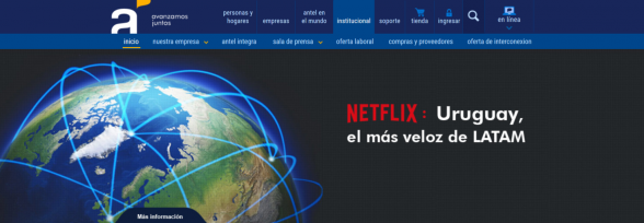 I'm totally loving Netflix in Uruguay